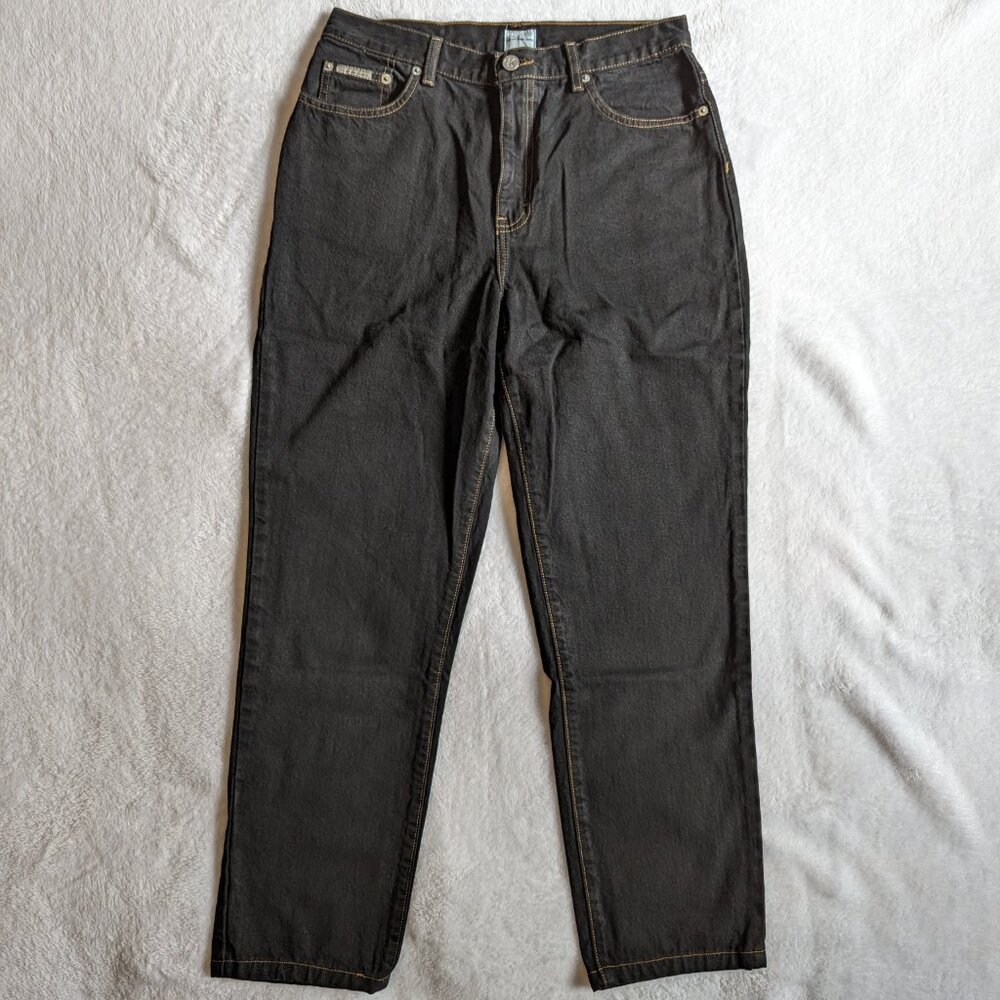 Calvin Klein tapered 100% cotton mom jeans